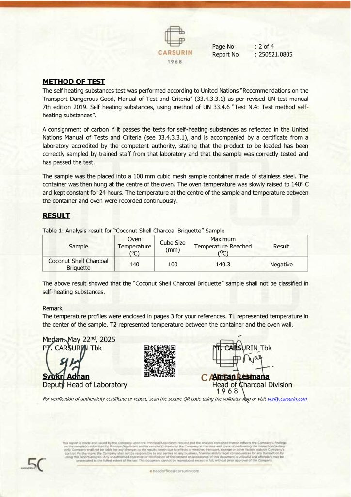 Sumatera Briquette Charcoal